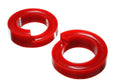 Energy Suspension 2005-07 Ford F-250/F-350 SD 2/4WD Front Coil Spring Isolator Set - Red - Crew Original