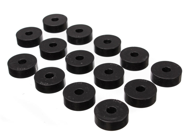 Energy Suspension 55-73 Jeep CJ5/CJ7/CJ8 Scrambler Black Body (Cab) Mount Set - Crew Original