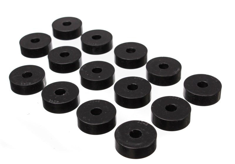 Energy Suspension 55-73 Jeep CJ5/CJ7/CJ8 Scrambler Black Body (Cab) Mount Set - Crew Original