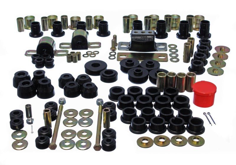 Energy Suspension 63-82 Chevrolet Corvette Black Hyper-flex Master Bushing Set - Crew Original