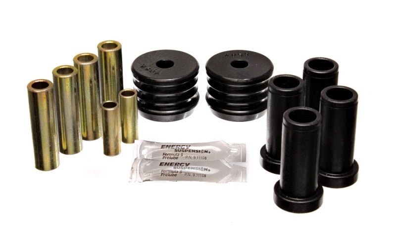 Energy Suspension 64-75 BMW 2002 Black Rear Control Arm Bushing Set - Crew Original