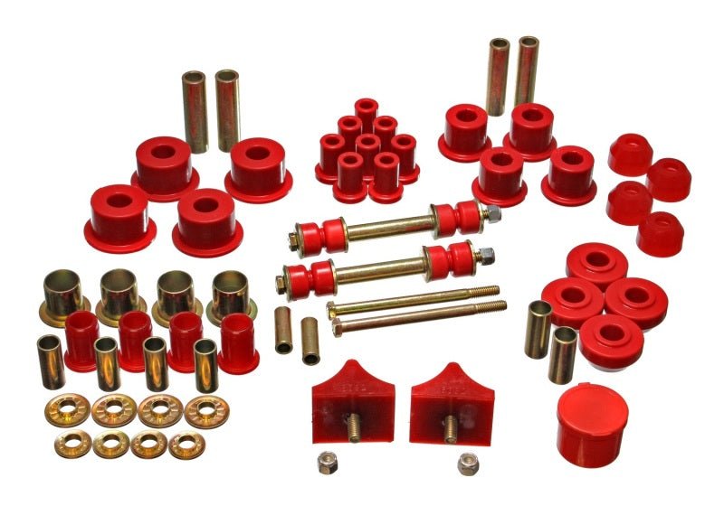 Energy Suspension 66-76 Chrysler A Body - Dart/Demon/Duster/Valiant Red Hyper-flex Master Bushing Se - Crew Original