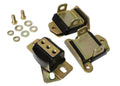 Energy Suspension 67-72 Camaro/64-72 Chevelle/63-82 Corvette Black Zinc 2 Engine & 1 Trans Mount Set - Crew Original
