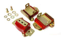 Energy Suspension 67-72 Camaro/64-72 Chevelle/63-82 Corvette Red Zinc 2 Engine & 1 Trans Mount Set - Crew Original