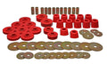 Energy Suspension 67-95 K5 Blazer / 67-70 Denali XL/Suburban/Yukon XL 4WD Red Body (Cab) Mount Set - Crew Original