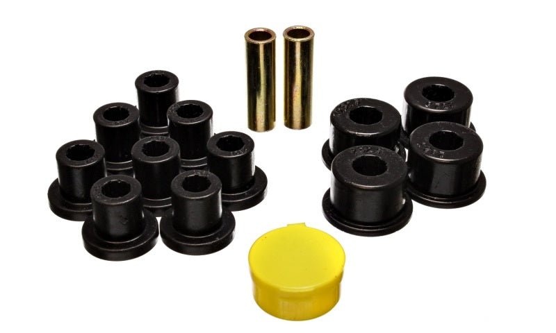 Energy Suspension 6/74-80 MG MGB Black Rear Leaf Spring Bushing Set - Crew Original