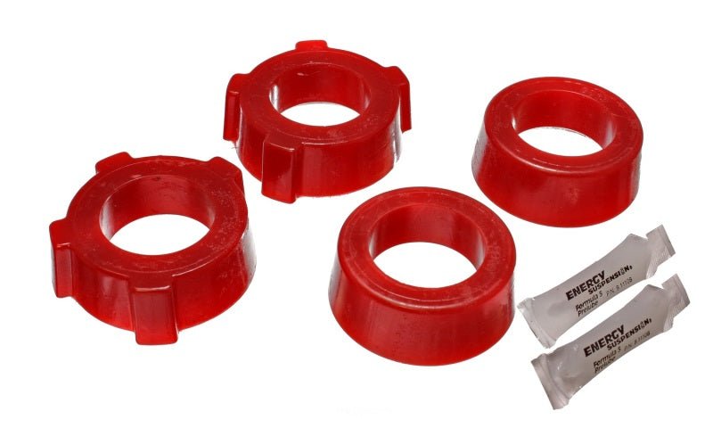 Energy Suspension 69-78 Vokswagen (Air Cooled) Red Rear Spring Plate Bushing Set - Crew Original
