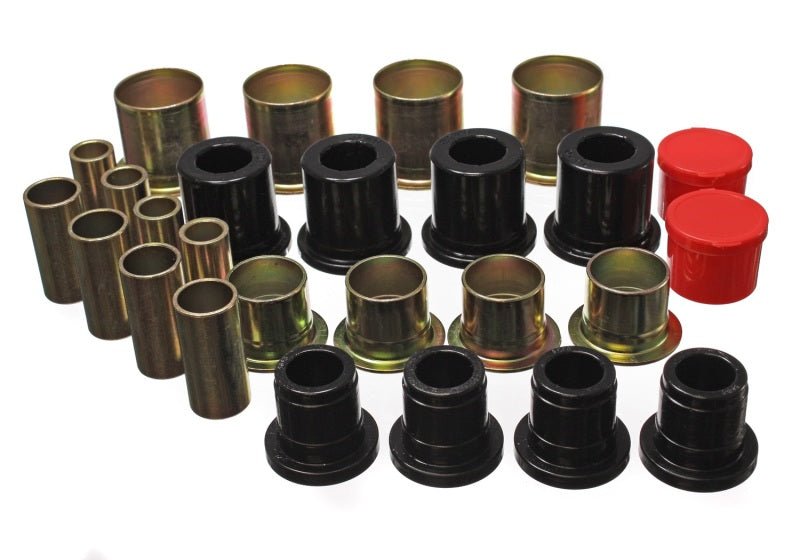 Energy Suspension 73-91 Ford K-5 Blazer/Denali XL/Suburban/Yukon Black Front Control Arm Bushing Set - Crew Original