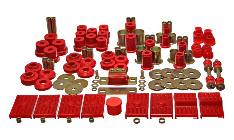 Energy Suspension 76-79 Firebird / 75-79 Nova Red Hyper-flex Master Bushing Set - Crew Original