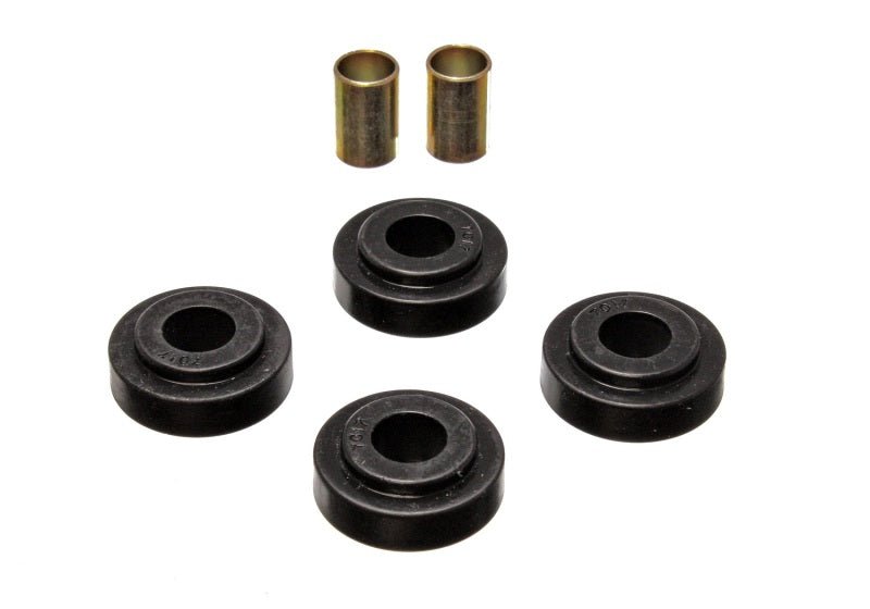 Energy Suspension 79-85 Mazda RX7 Black Front Strut Rod Bushing Set - Crew Original