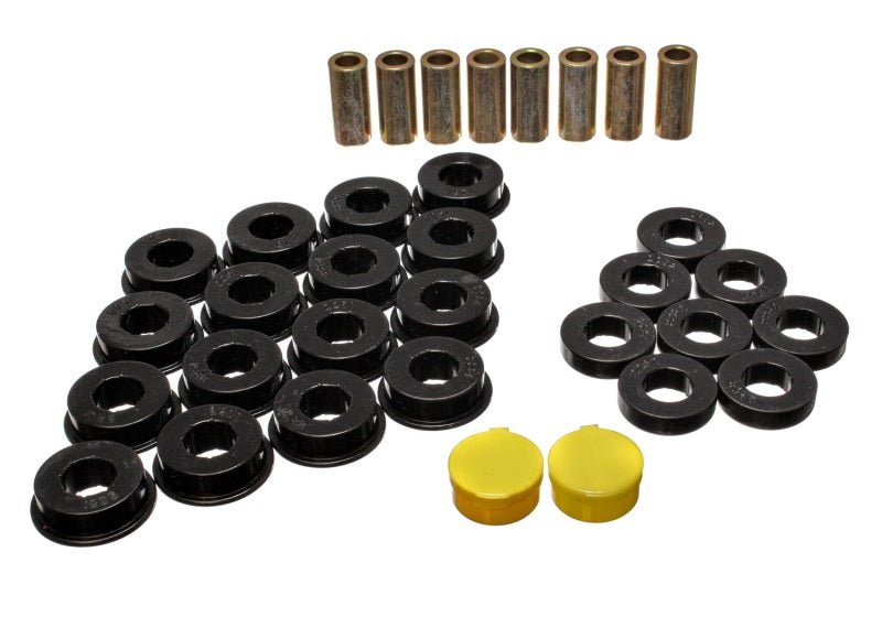 Energy Suspension 79-85 Mazda RX7 Black Rear Control Arm Bushing Set - Crew Original