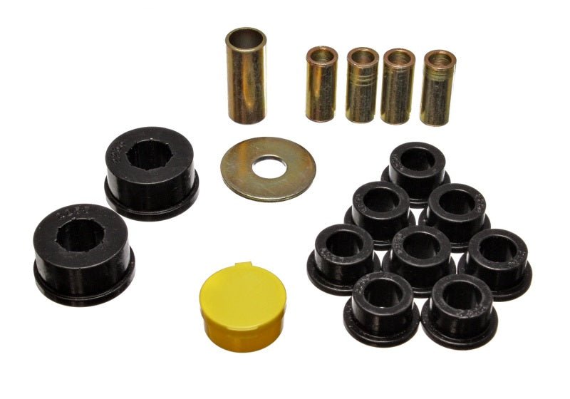 Energy Suspension 79-85 Mazda RX7 Black Rear Watts Link Set - Crew Original