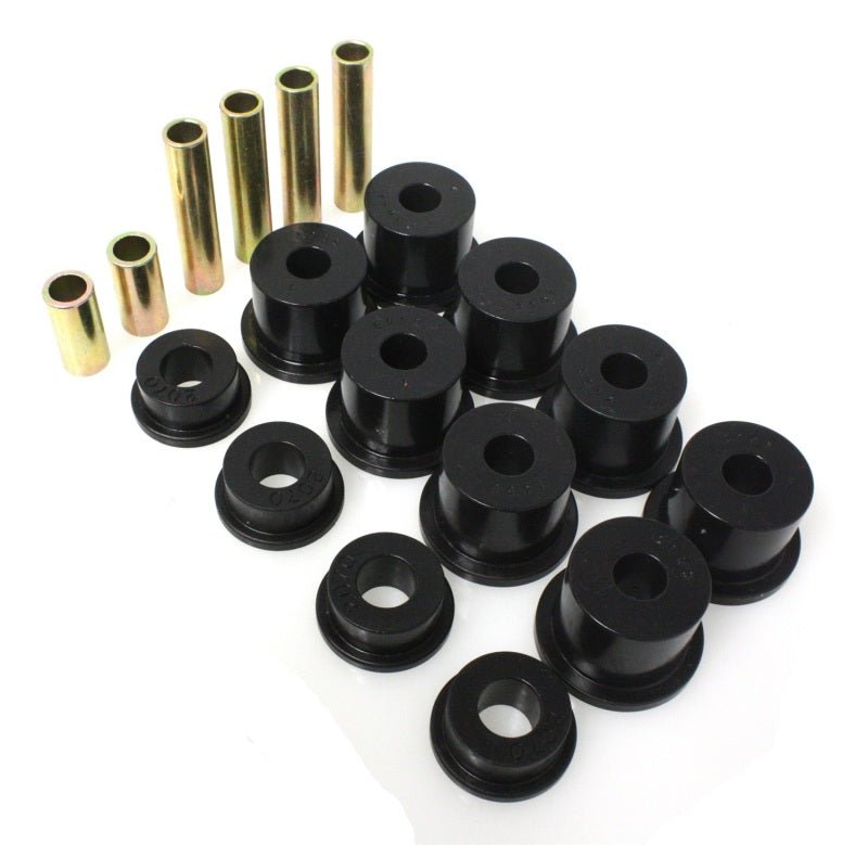 Energy Suspension 80-98 Ford F250/F350 4WD w/ 2 inch ID Black Front Spring Bushing Set - Crew Original