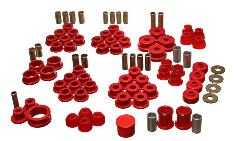 Energy Suspension 84-95 Chevrolet Corvette Red Hyper-flex Master Bushing Set - Crew Original