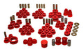 Energy Suspension 84-95 Chevrolet Corvette Red Hyper-flex Master Bushing Set - Crew Original