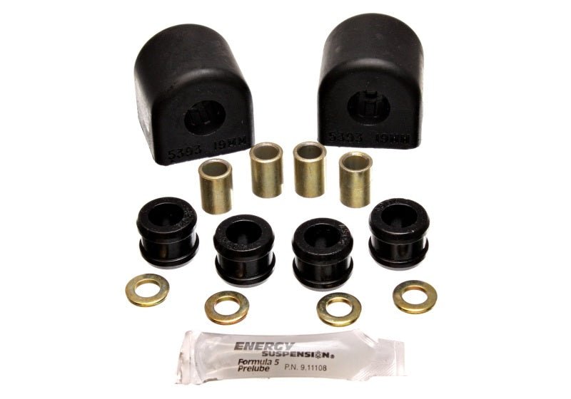 Energy Suspension 84-96 Chevy Corvette Black Reuse OE 19mm OD Rear Sway Bar Brackets - Crew Original
