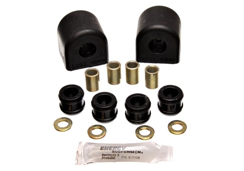Energy Suspension 84-96 Chevy Corvette Black Reuse OE 19mm OD Rear Sway Bar Brackets - Crew Original