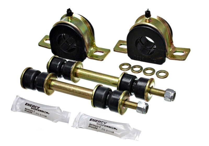 Energy Suspension 85-89 Ford Astro Van 2WD 1-1/4in Front Sway Bar Bushing Set - Black - Crew Original
