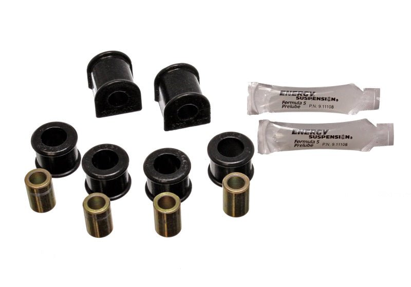Energy Suspension 86-91 Mazda RX7 Black 14mm Rear Sway Bar Bushings - Crew Original