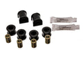 Energy Suspension 86-91 Mazda RX7 Black 14mm Rear Sway Bar Bushings - Crew Original