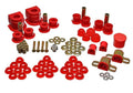 Energy Suspension 86-91 Mazda RX7 Red Hyper-Flex Master Bushing Set - Crew Original
