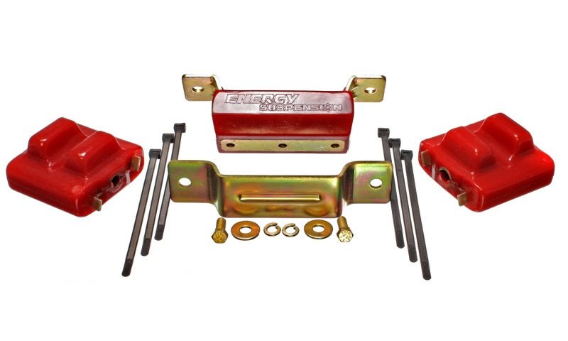 Energy Suspension 88-94 GM Blazer 4WD K Series Red Motor and Transmision Mounts; Zinc Finish - Crew Original