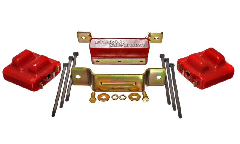 Energy Suspension 88-94 GM Blazer 4WD K Series Red Motor and Transmision Mounts; Zinc Finish - Crew Original