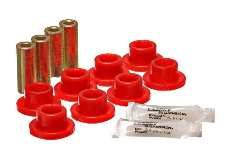 Energy Suspension 88 Honda Civic/CRX Red Rear Control Arm Bushing Set (Lower Only) - Crew Original