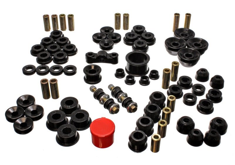 Energy Suspension 90-93 Acura Integra Black Hyper-Flex Master Bushing Set - Crew Original