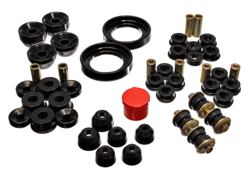 Energy Suspension 90-93 Honda Accord/Odyssey Black Hyper-Flex Master Bushing Set - Crew Original
