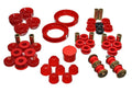 Energy Suspension 90-93 Honda Accord/Odyssey Red Hyper-Flex Master Bushing Set - Crew Original