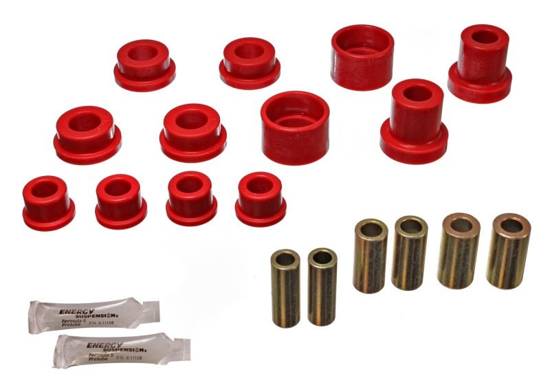 Energy Suspension 90-94 Mitsubishi Eclipse AWD Red Rear Control Arm Bushing Set - Crew Original