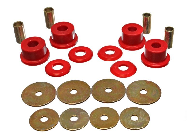 Energy Suspension 90-94 Mitsubishi Eclipse AWD Red Sub-Frame Bushing Set - Crew Original
