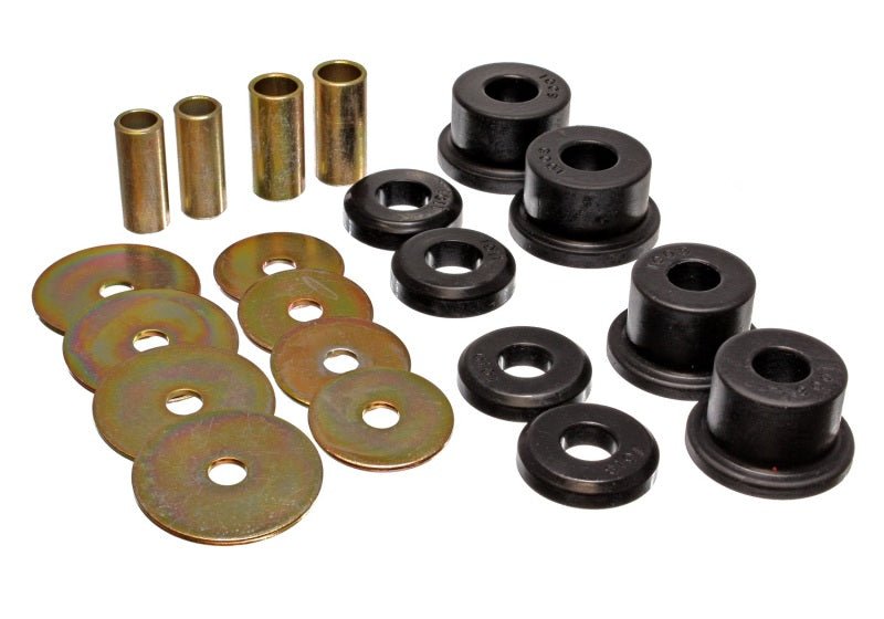 Energy Suspension 90-94 Mitsubishi Eclipse FWD Black Sub-Frame Bushing Set - Crew Original