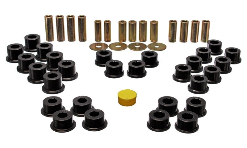 Energy Suspension 90-97 Mazda Miata Black Rear Control Arm Bushing Set - Crew Original