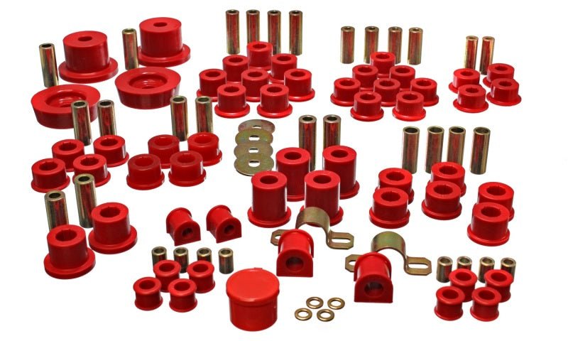Energy Suspension 90-97 Mazda Miata Red Hyper-Flex Master Bushing Set - Crew Original