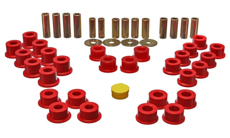 Energy Suspension 90-97 Mazda Miata Red Rear Control Arm Bushing Set - Crew Original