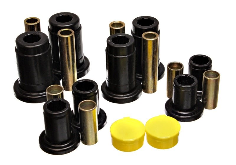 Energy Suspension 92-97 Mercury Gr Marquis / 92-97 Ford Crown Victoria Blk Front End C/A Bushing Set - Crew Original