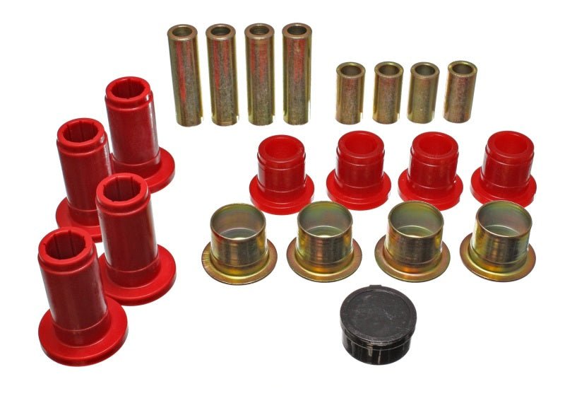 Energy Suspension 94-01 Ram 1500 / 94-02 Ram 2500/3500 2WD Red Front Control Arm Bushing Set - Crew Original