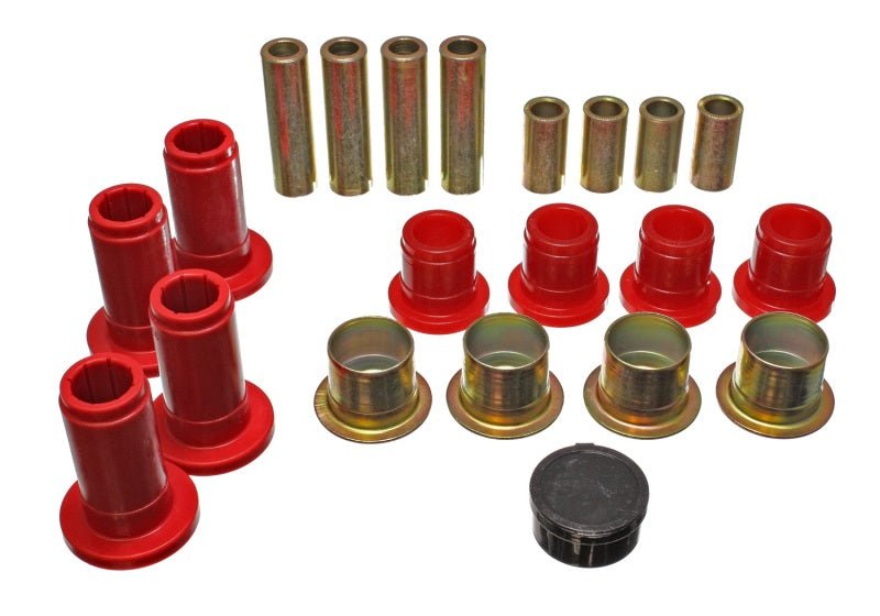 Energy Suspension 94-01 Ram 1500 / 94-02 Ram 2500/3500 2WD Red Front Control Arm Bushing Set - Crew Original