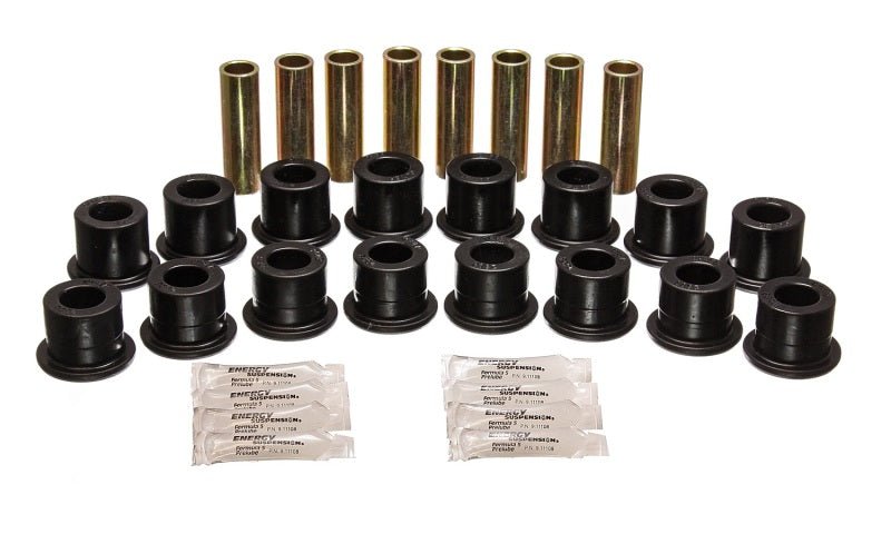 Energy Suspension 94-06 Hummer H1 Black Front & Rear End Control Arm Bushing Set - Crew Original