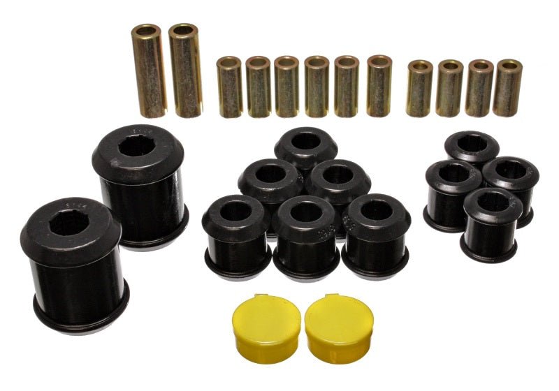 Energy Suspension 95-99 Mitsubishi Eclipse FWD/AWD Black Rear Control Arm Bushing Set - Crew Original
