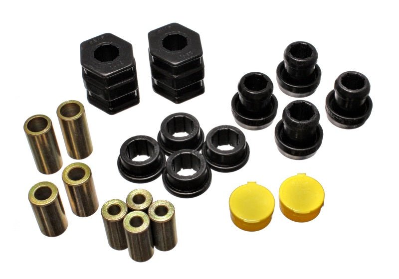 Energy Suspension 96-00 Honda Civic/CRX Black Front Control Arm Bushing Set - Crew Original
