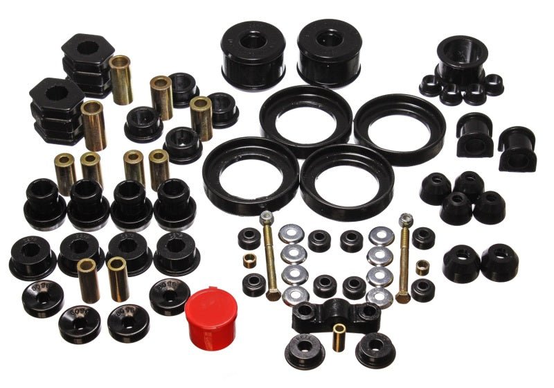Energy Suspension 96-00 Honda Civic/CRX Black Hyper-Flex Master Bushing Set - Crew Original