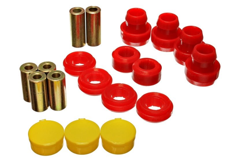 Energy Suspension 97-01 Honda Prelude (Type SH only) Red Front Control Arm Bushing Set - Crew Original