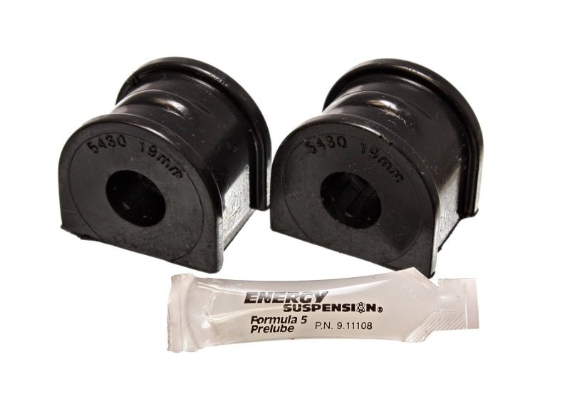 Energy Suspension 97-04 Chevy Corvette Black 19mm Rear Sway Bar Bushing Set - Reuse OE Brackets - Crew Original