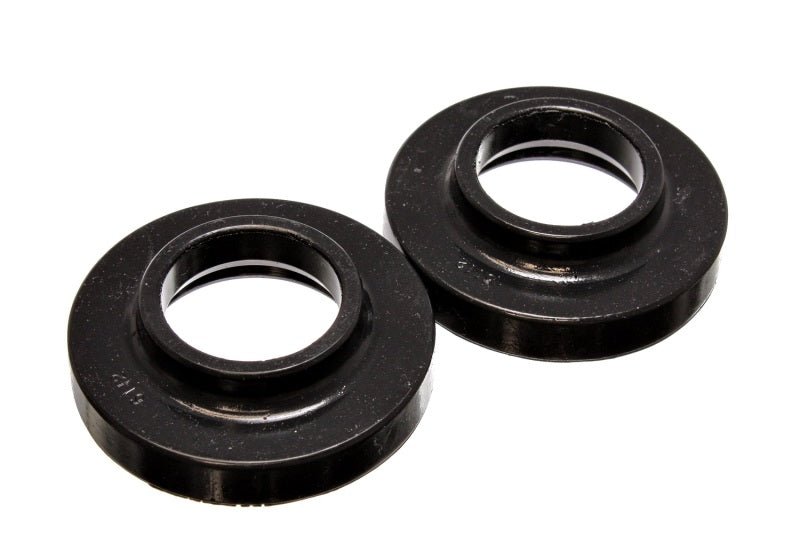 Energy Suspension 97-06 Jeep Wrangler TJ Black Front Spring Pad Set - Crew Original