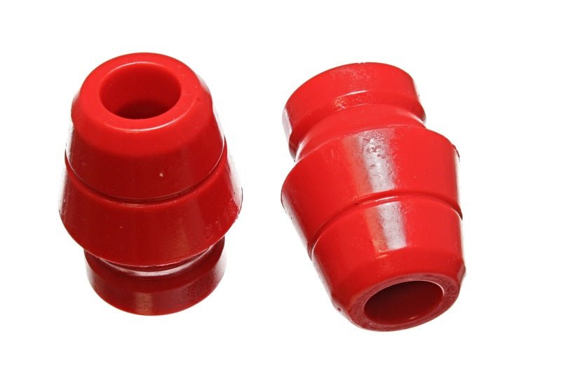 Energy Suspension 97-06 Jeep Wrangler YJ/TJ Red Front Bump Stop Set (Set of 2) - Crew Original