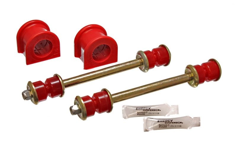 Energy Suspension 98-01 Ford Explorer/Bronco 2WD/4WD 34mm Red Front Sway Bar Bushing Set - Crew Original