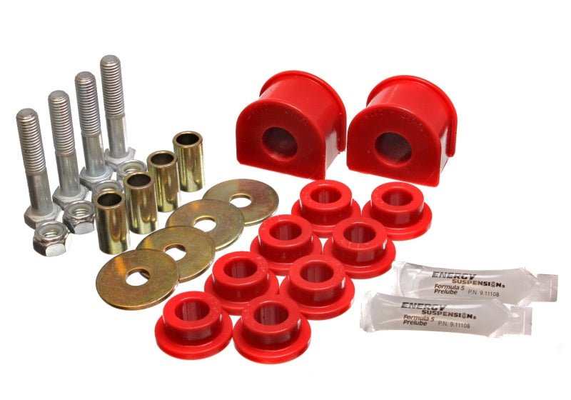 Energy Suspension 99-04 Ford F-150 Lightning 2WD Red Rear Sway Bar Bushing Set (Inc End Links) - Crew Original